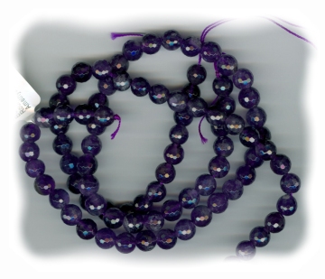 Faceted Amethyst 8mm Beads